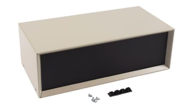 Hammond 1426 Beige Aluminium, Steel Enclosure 102 mm, 305 mm, 152 mm | 1426S
