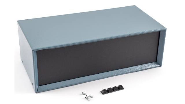 Hammond 1426 Blue Steel, Aluminium Enclosure 102 mm, 305 mm, 152 mm | 1426S-B