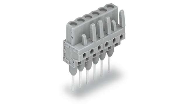 WAGO 232 Series Straight PCB PCB Connector, 16-Contact, 1 Row, 5 mm Pitch Solder | 232-146/005-000