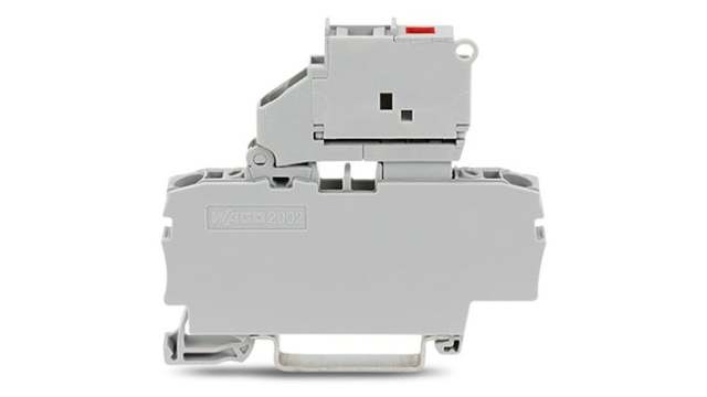 WAGO 2002-1611/1000-541 TOPJOB S Series DIN Rail Terminal Block Grey, 2.5 mm², 1-Level, Cage Clamp, ATEX, EAC Ex, IECEx | 2002-1611/1000-541
