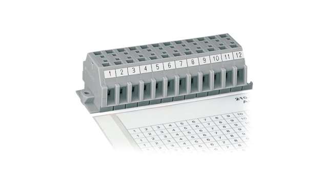 WAGO 210 Cable Marker, White, Pre-printed "45992", 210-333/600-103 | 210-333/600-103