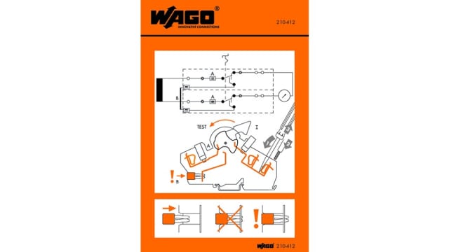 WAGO Adhesive Pre-Printed Adhesive Label | 210-412