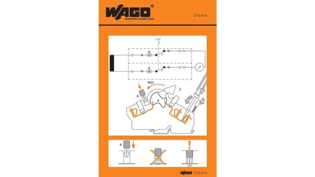 WAGO Pre-Printed Label. Quantity: 1000 Per Pack | 210-414