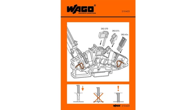 WAGO Adhesive Pre-Printed Adhesive Label | 210-423