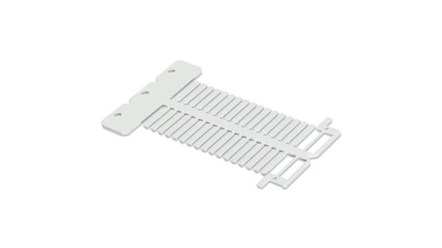 WAGO 211 Push-in Cable Marker, Pre-printed "Plain" White, 211-120 | 211-120