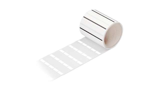 WAGO White White Print Label, 9000 Per Roll Qty | 211-155