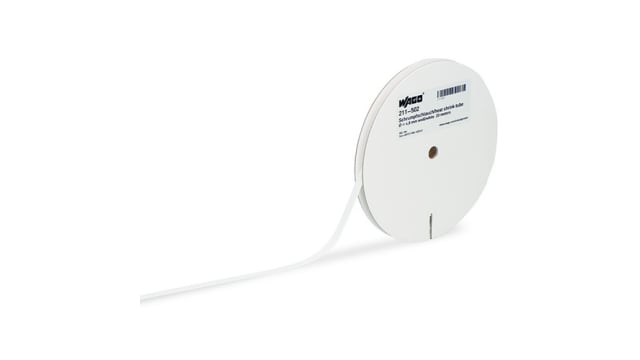 WAGO Halogen Free Heat Shrink Tubing, White 9.5 mm Sleeve Dia. x 15m Length 2:1 Ratio, 211 Series | 211-504