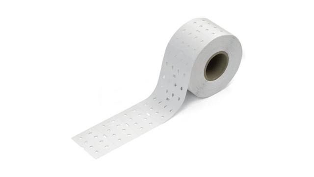 WAGO White White Print Label Roll, 7 mm Width, 1000 Per Roll Qty | 211-862
