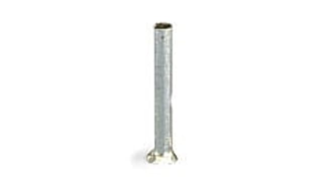 WAGO, 216 Uninsulated Ferrule, 7 mm Pin Length, 1.7 mm Pin Diameter, Silver | 216-131