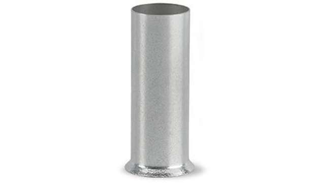 WAGO, 216 Uninsulated Ferrule, 25 mm Pin Length, 11 mm Pin Diameter, Silver | 216-414