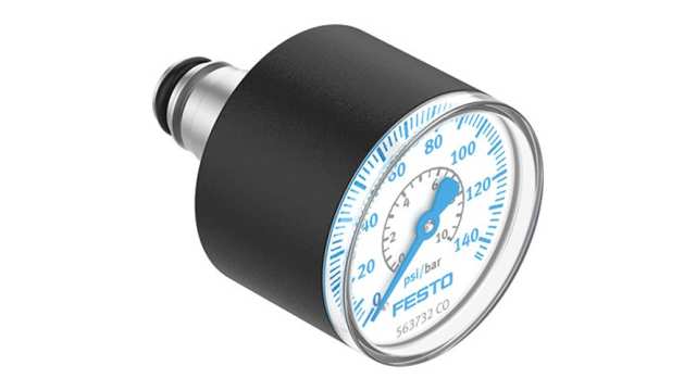 Festo 10 mm Pressure Gauge 10bar 26mm Outside Diameter | PAGN-26-145P-P10