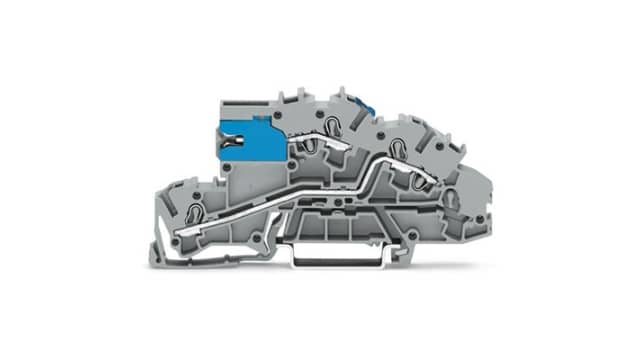 WAGO TOPJOB S Series Multi Level Terminal Block Grey, 2.5 mm², 3-Level, Push-in | 2003-7640