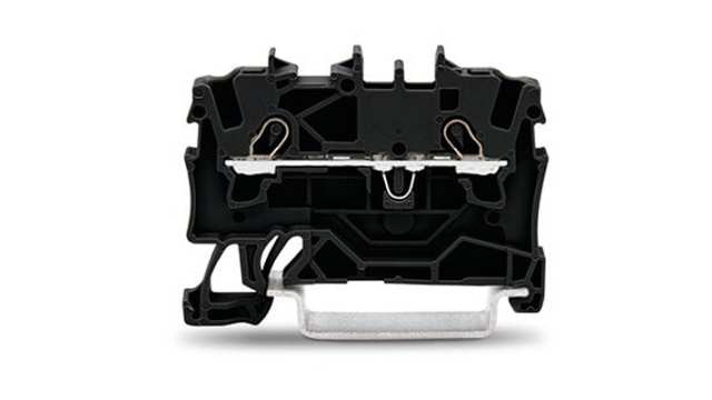 WAGO 2001-1205 TOPJOB S Series DIN Rail Terminal Block Black, 1.5 mm², 1-Level, Cage Clamp, ATEX, EAC Ex, IECEx | 2001-1205
