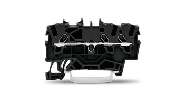 WAGO 2001-1305 TOPJOB S Series DIN Rail Terminal Block Black, 1.5 mm², 1-Level, Cage Clamp, ATEX, EAC Ex, IECEx | 2001-1305