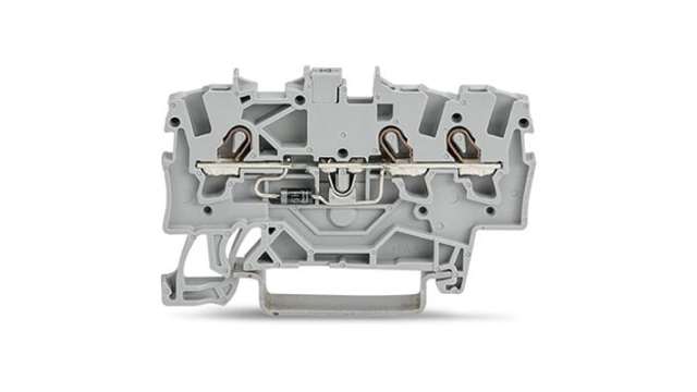 WAGO 2001-1311/1000-411 TOPJOB S Series DIN Rail Terminal Block Grey, 1.5 mm², 1-Level, Cage Clamp | 2001-1311/1000-411