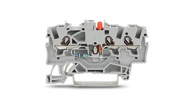 WAGO 2001-1321/1000-413 TOPJOB S Series DIN Rail Terminal Block Grey, 1.5 mm², 1-Level, Cage Clamp | 2001-1321/1000-413