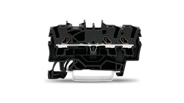 WAGO 2002-1305 TOPJOB S Series DIN Rail Terminal Block Black, 2.5 mm², 1-Level, Cage Clamp, ATEX, EAC Ex, IECEx | 2002-1305