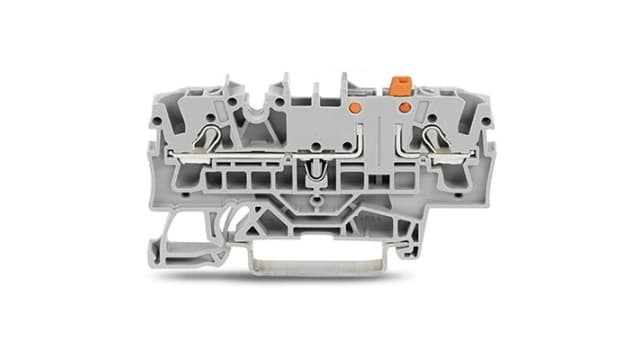 WAGO TOPJOB S Series Test Disconnect Terminal Block Blue, 2.5 mm², 1-Level, Push-in, IECEx/ATEX/CSA | 2002-1674