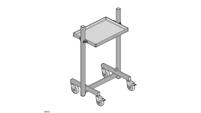 Bosch Rexroth Polypropylene Logistic Shelves 45 mm | 3842515483