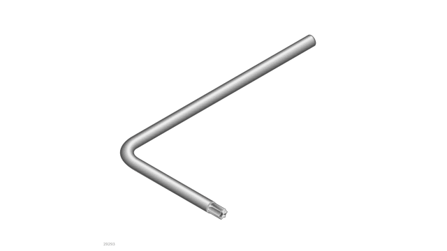 Bosch Rexroth 5-Piece Hex Key, L Shape | 3842528586