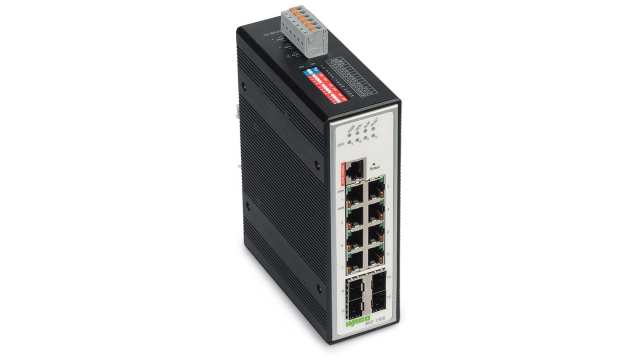 WAGO Managed 8 Port Industrial Ethernet Switch RJ-45 | 852-1305