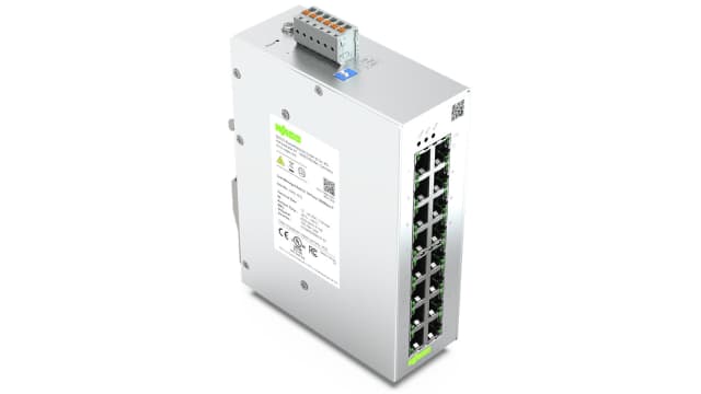 WAGO Managed 16 Port Industrial Ethernet Switch RJ-45 | 852-1816