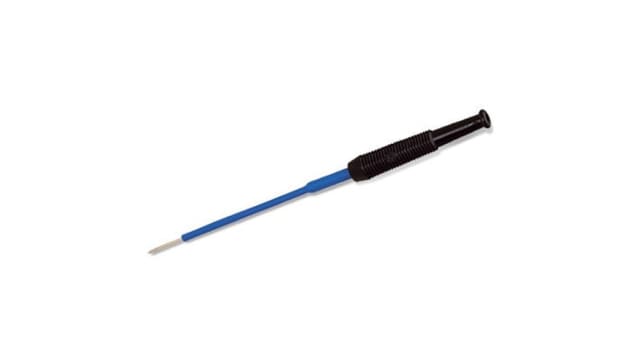 WAGO Test Pin, 30 and 60 V ac/dc, Blue, Black, 1A, Male | 859-500