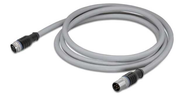 WAGO, 1 m 4 Core Power Cable, Grey Thermoplastic Polyurethane 80 °C | 756-3105/040-010