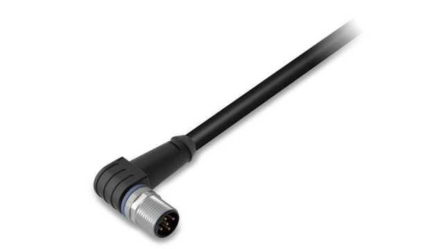 WAGO Male 5 way M12, Right Angle to Unterminated Free End Actuator/Sensor Cable, 5 m | 756-5312/050-050