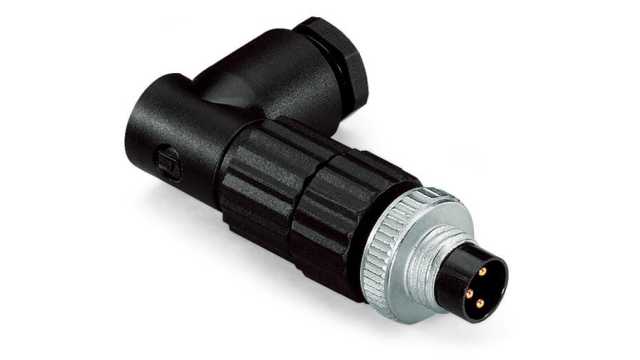 WAGO Industrial Circular Connector, 3 Contacts, M8 Connector, Plug, Male, IP67, 756 Series | 756-9105/030-000