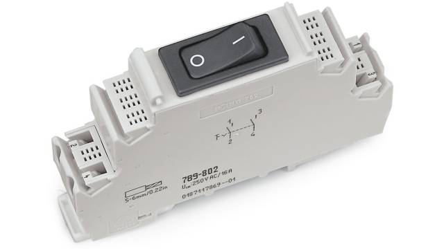 WAGO Circuit Breaker, 16 A, 250 V ac AC | 789-801