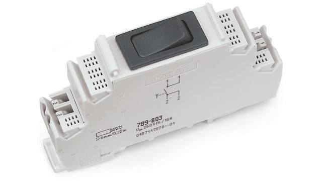 WAGO Circuit Breaker, 16 A, 250 V ac AC | 789-803