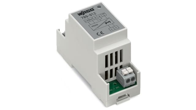 WAGO 789 Series Interface Module, Cage Clamp Connector, DIN Rail | 789-912