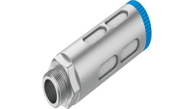 Festo GRU Die Cast Aluminium Pneumatic Silencer 10 bar Threaded G | GRU-1/8-B