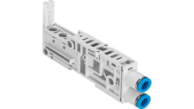 Festo 1 station Sub-Base for use with Valve Terminals MPA-L, 561020 | VMPAL-AP-14-QS6-2-T1