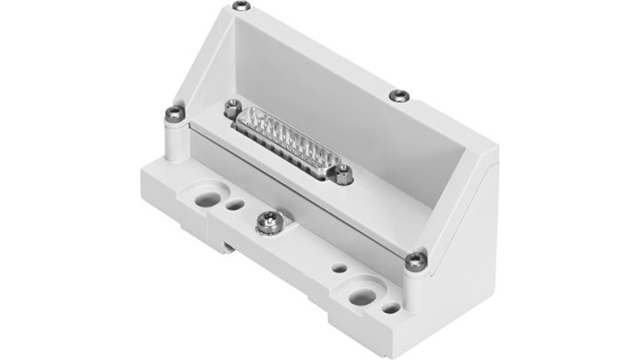 Festo 24 station End Plate for use with Valve Terminal MPA-L, 560938 | VMPAL-EPL-SD25