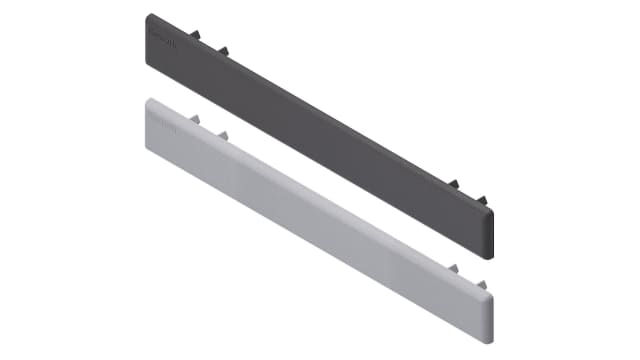 Bosch Rexroth Black Polypropylene Cover Cap 225 x 180 mm Strut Profile, 10 mm Groove | 3842548771