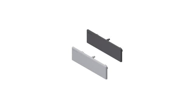 Bosch Rexroth Black Polypropylene Cover Cap 20 x 60 mm Strut Profile, 6 mm Groove | 3842548829
