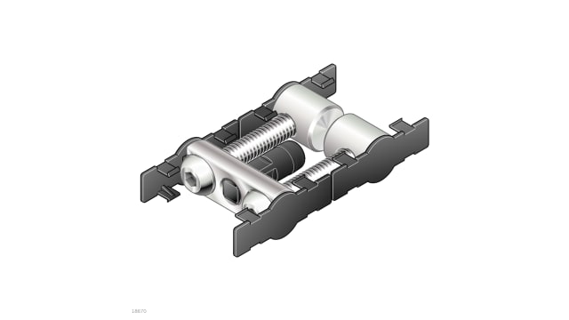 Bosch Rexroth Steel, 10 mm Strut Profile | 3842554440