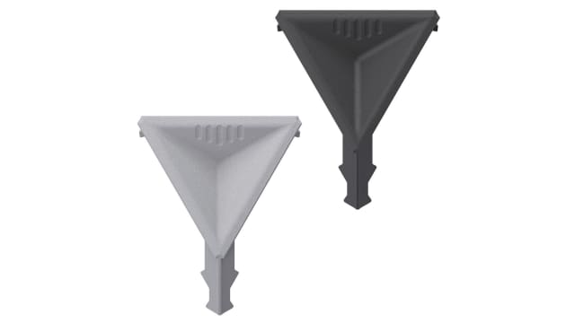 Bosch Rexroth Black Polypropylene Cover Cap 80 x 80 mm Strut Profile, 10 mm Groove | 3842558498