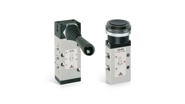 Camozzi Lever Pneumatic Manual Control Valve 4 Series, G, 454-900 | 454-900