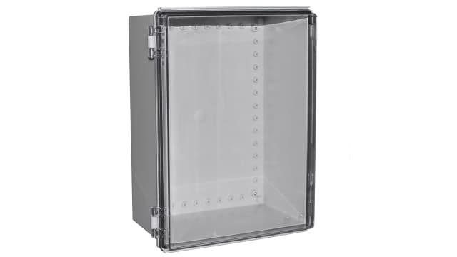 CAMDENBOSS X8 Series Grey Clear Lid ABS General Purpose Enclosure, IP67, IK08 180 mm, 400 mm, 300 mm | CHDX8-332C