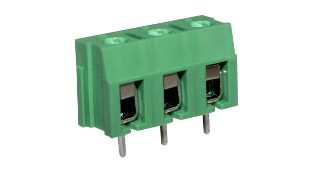 CAMDENBOSS CTBP Series PCB Terminal Block, 3-Contact, 7.5mm Pitch, PCB Mount, 1-Row, Screw Termination | CTBP55VK/3