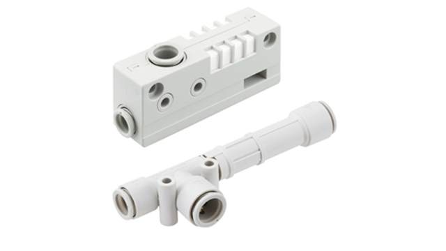 SMC Vacuum Ejector, 1.8mm nozzle , 48kPa 65L/min, ZH series | ZH18DSA-10-12-12