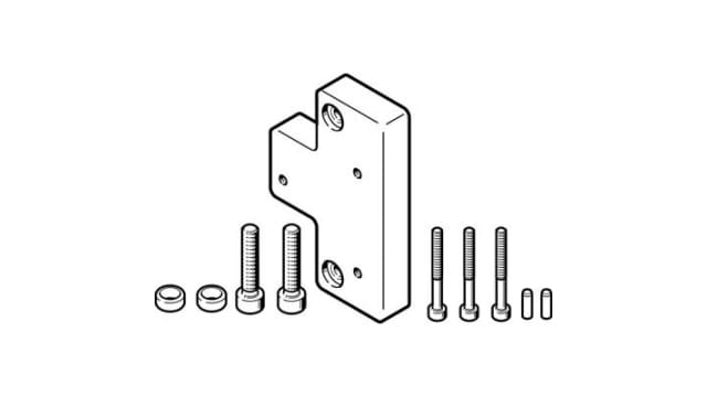 Festo Adapter DHAA-G-H2-16-B13-35, For Use With Pneumatic grippers | DHAA-G-H2-16-B13-35