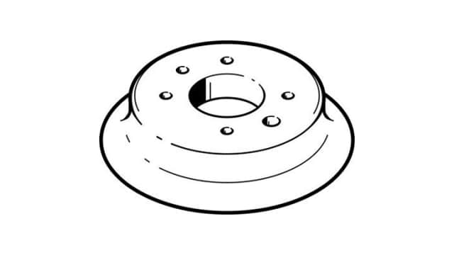 Festo 100 mm Flat Silicone Suction Cup ESV-100-SS | ESV-100-SS