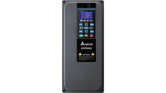 Delta Electronics Variable Speed Drive, 5.5 kW, 3 Phase, CFP2000 Series 400 V ac 13 A | VFD055FP4EA-52