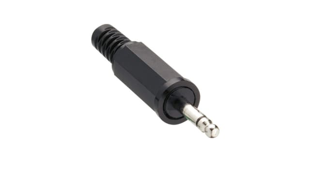 Lumberg Jack 2.5 mm Male 1 Jack Connector, 500mA Solder | KLS 1 SCHWARZ