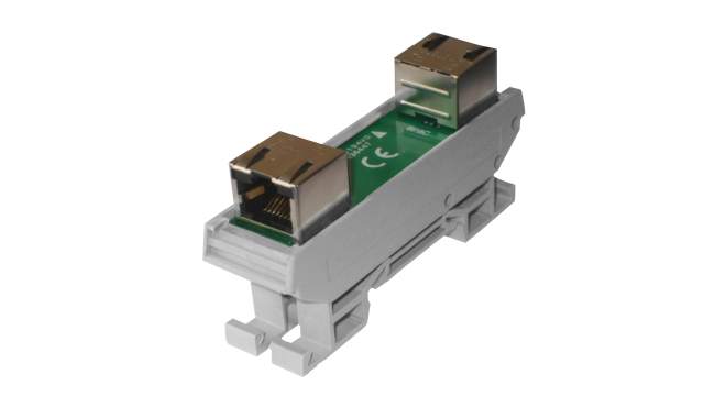 CAMDENBOSS CIM Series 2-Contact Female Interface Module, RJ45 Connector, DIN Rail, 500mA | CIM/2RJ45C