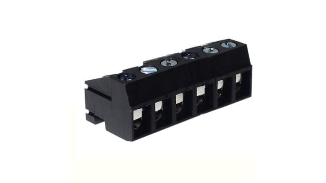 CAMDENBOSS, 5mm Pitch, CTBA, 6 Way, Right Angle, Pluggable Terminal Block, Plug, Through Hole, Screw Termination, | CTBA1301/6A